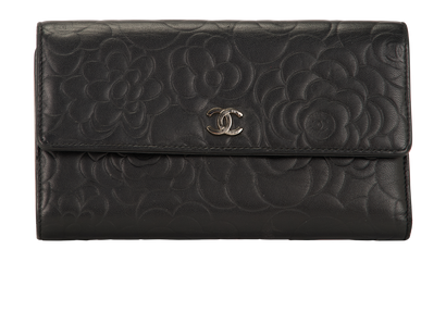 Chanel Camellia, &pound;520, Accessories, Black, Leather, Front view